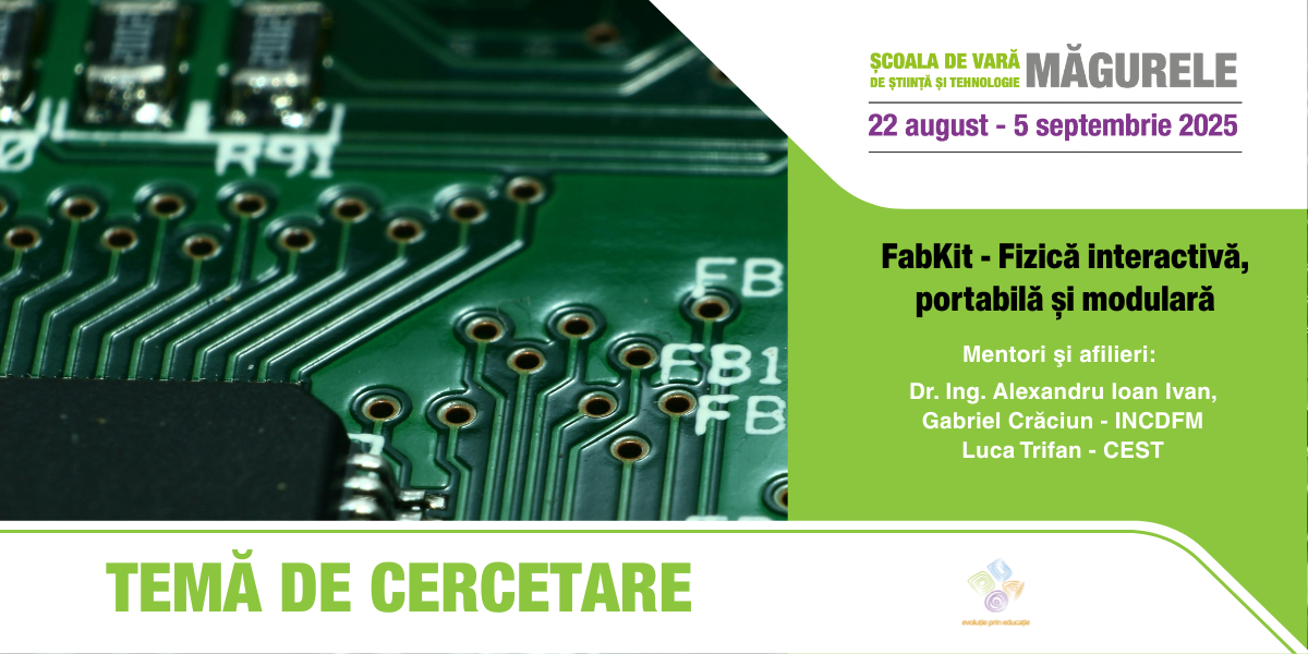 Lecții de fizică interactive folosind trusa portabilă FabKit