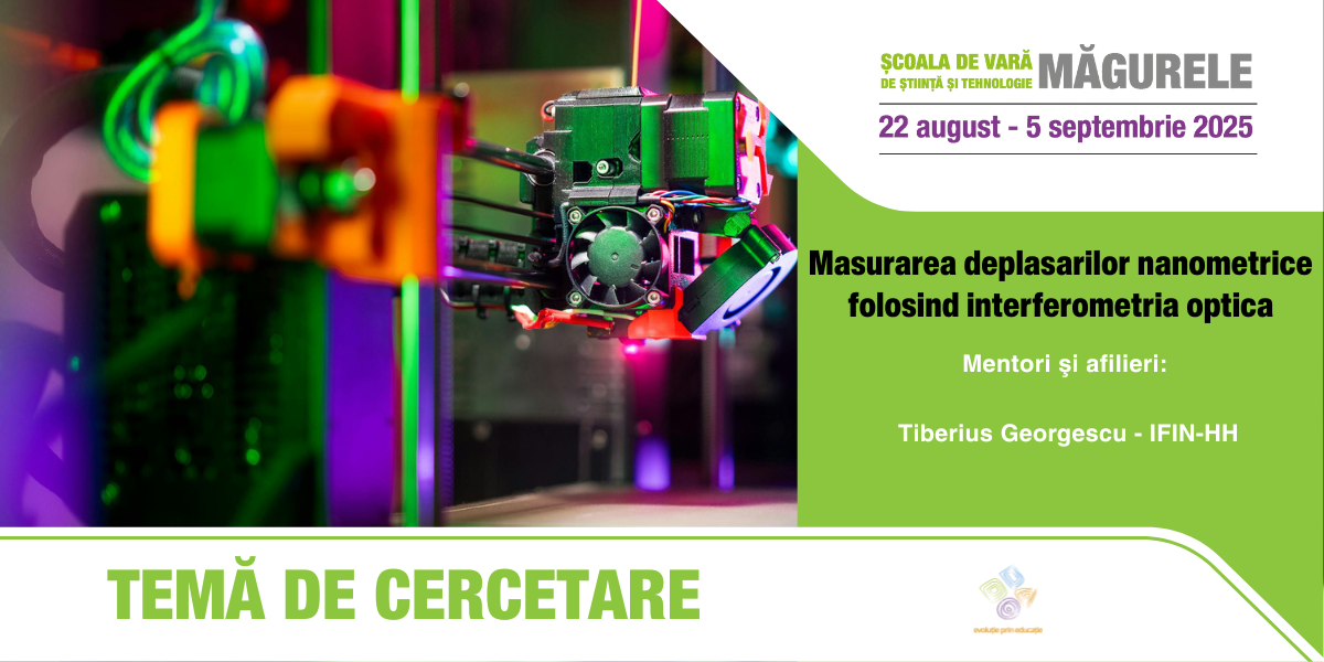 Măsurarea deplasărilor nanometrice folosind interferometria optică