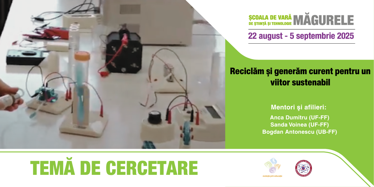 Reciclăm și generăm curent pentru un viitor sustenabil